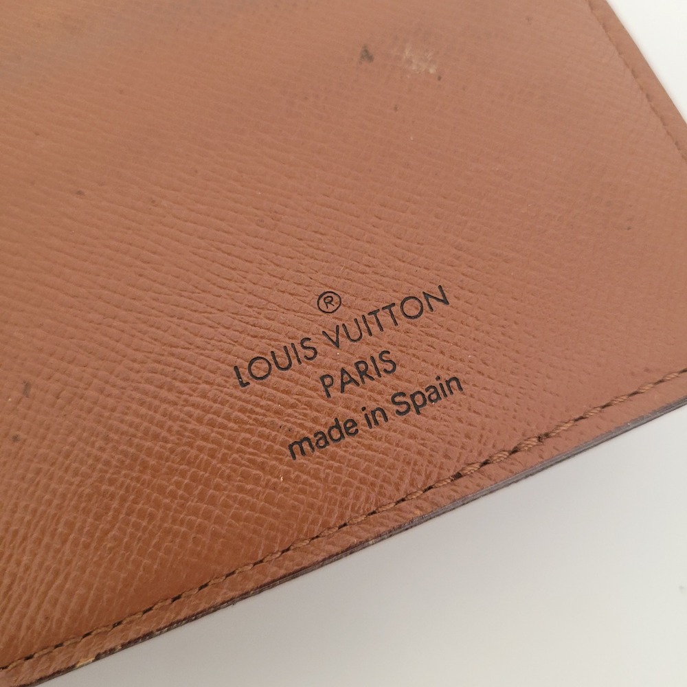 Louis Vuitton Monogram Bifold Wallet Brown Canvas Vintage M61665 - Picture 4 of 14